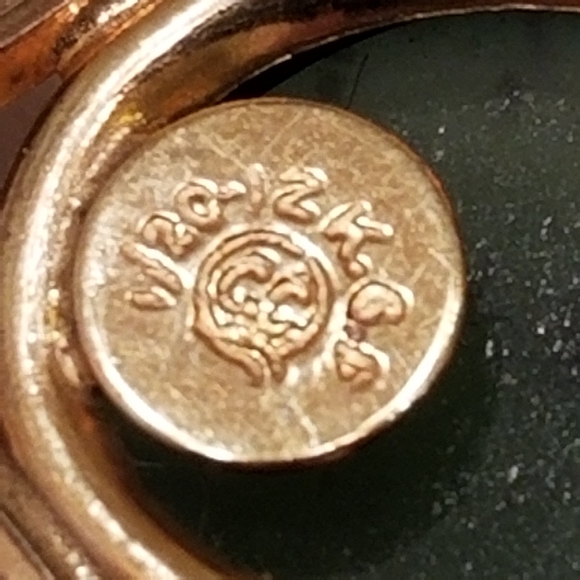 ✅#1128 Rare 3 pcs Oval Cabochon Green Jade Pendant - Picture 6 of 8